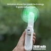 KALAMAN Handheld Mini Fan, 4 IN 1 Multifunction 3 Speed