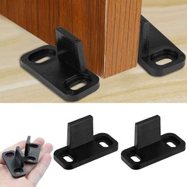 Adjustable Sliding Door Bracket, Pack of 2, Adjustable Floor Guides, Adjustable Sliding Door Runner, Sliding Door Guide with Screws for Glass Sliding Door, Cabinet Door, Barn Doors