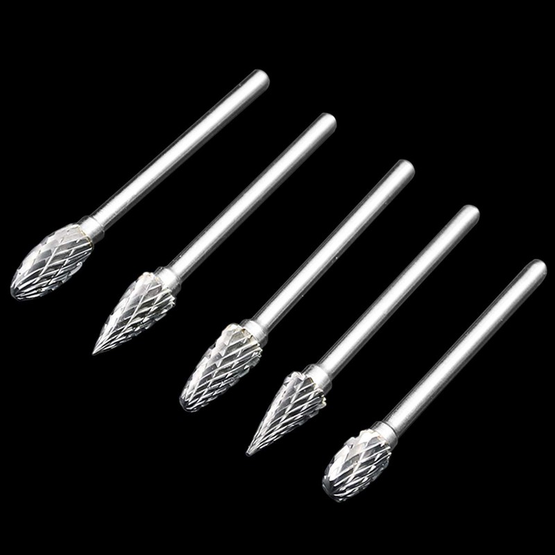 Set of 10 Carbide Bar Tungsten Bar Drill Cutter Shank
