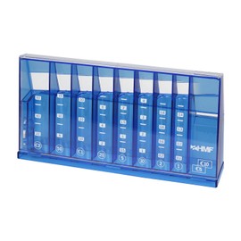 HMF 4710 Coin Sorter Euro Money Box 24.0 x 5.0 x 12.0 cm, Assorted Colours