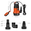 Sump Pump, Prostormer 1HP 3700GPH Submersible Clean/Dirty Water Pump with