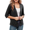 BENANCY Women 3/4 Sleeves Bolero Shrugs Open Front Lightweight Cardigan