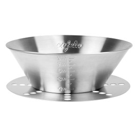 Cafeta Brewing aid for hand-brewed filter coffee, dishwasher-safe, 100% stainless steel, 1000 ml, for all coffee filters