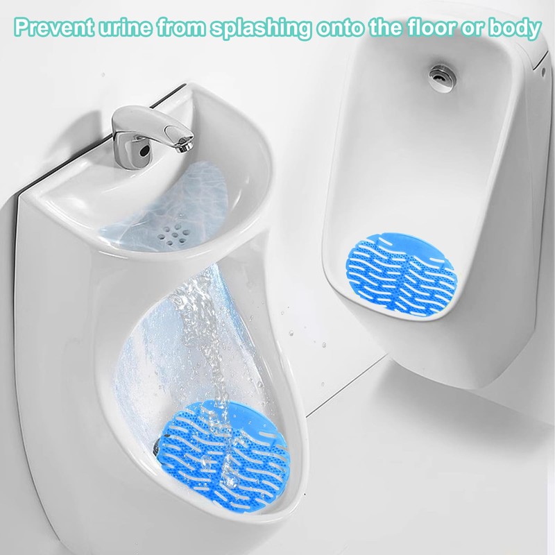 Omevett 10 Pcs Urinal Mats Scented Urinal Screen Deodorizer Mats
