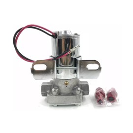 1 Set SHLPDFM Chrome Finish 110 GPH Electric Fuel Pump 3/8" NPT Inlet & Outlets 7 PSI