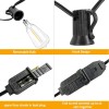 WYZM Dimmable LED String Lights with Shatterproof Bulbs for Outdoor