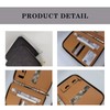A5 Leather Notebook Portfolio Budget Planner PU Leather Cover with