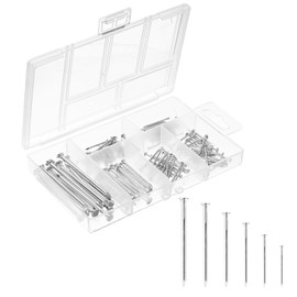 Nails Set of 140 Nail Steel Nails Pictures Hanging Wall Nails for Pictures for DIY Crafts or Construction