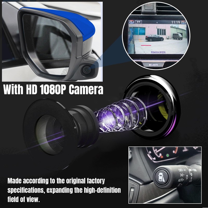 Dexepe Passenger Side Mirror Assembly 2016-2021 Compatible with Honda Civic