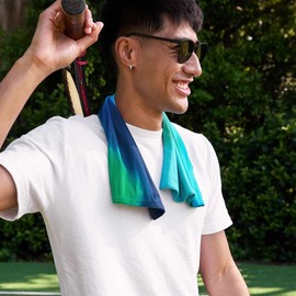 Dock & Bay QuickCool Cooling Towel - for Workouts & Sports - Cools to 15°C - Includes Bag - 27 x 13/69 x 33cm - Midnight Moves