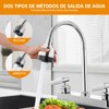 Mezcladora para Fregadero,Llaves para Fregadero de Cocina Flexible con Pulverizador