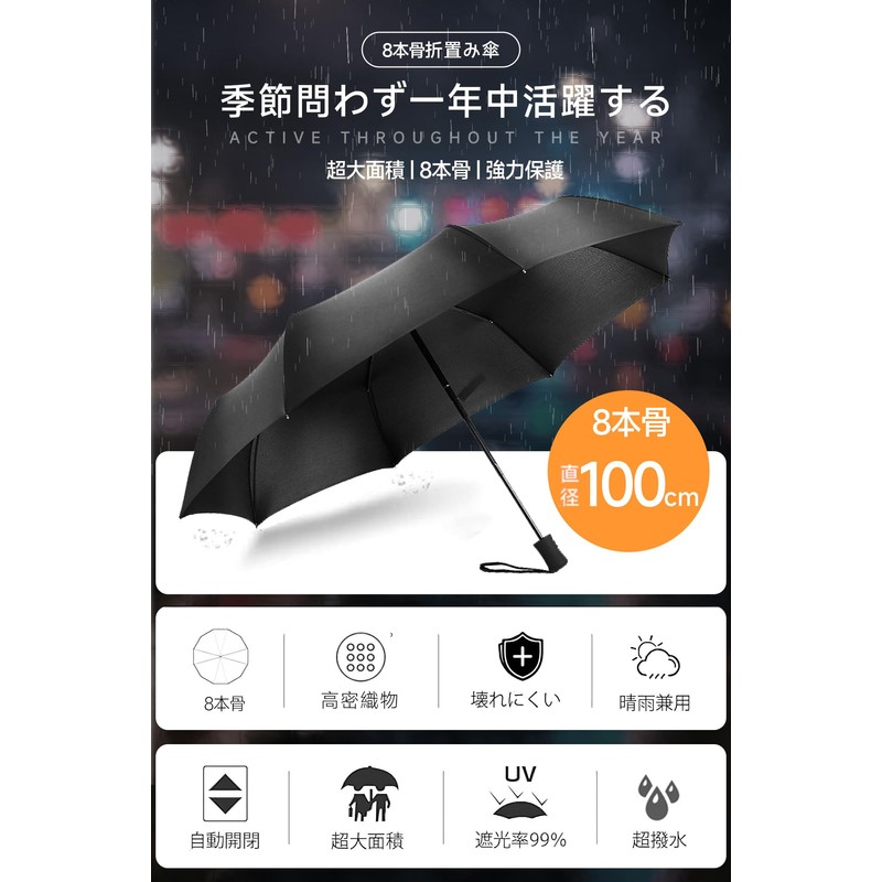 2024 Folding Umbrella, Automatic Opening/Closing, Wind Resistant, Quick Drying, Durable,