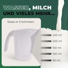 Novaliv Measuring Cup Set 250 ml 1000 ml Kitchen Transparent