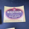 Marathon Old Lager 3- Marathon Superfine Old Lager Beer Labels