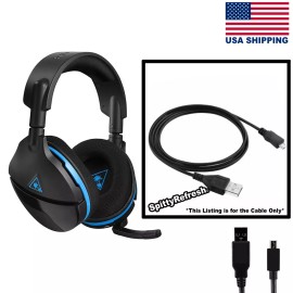 Unbranded Turtle Beach Stealth 600 Gaming Headset USB Cable Transfer Cord Replacement