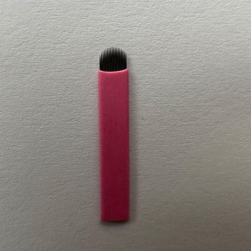 30pcs Pink Microblading Blades U18 Nano 0.18mm Microblading Nano Agujas