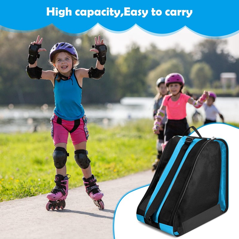 Roller Skate Bag, Inline Bag, Ice Skate Bag with Handles,