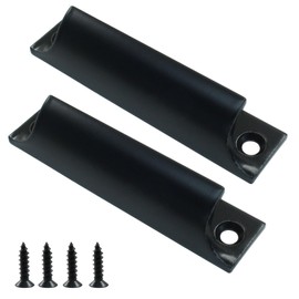 Cionyce Black Window Sash Lift Handle, 3.5 inch Hole Center Cabinet Door Handles Pulls, Sash Window Opener Drawer Pulls for Sliding Window Kitchen Closet