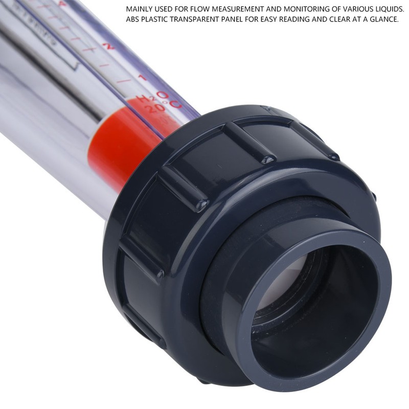 LZS-32 (D) ABS Plastic Tube Type Liquid Flowmeter Flow Measuring