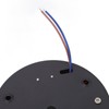Wall Light Round Shape Aluminum Alloy 3 Beams Modern Wall