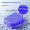 JMU Retainer Case with Vent Holes, Mouth Guard Case Dental
