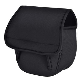 Alomejor Fishing Reel Bag Spinning Wheel Bag Fishing Rod Gear Tackle Tool Carry Bag Carrier Travel Bag Storage Bag, black