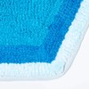 HOMESCAPES - 100% Cotton Washable Tufted Blue Elephant Rug 60