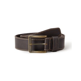Wrangler Men's Basic Stitched Belt, Brown, 32 in (Manufacturer Size:85)