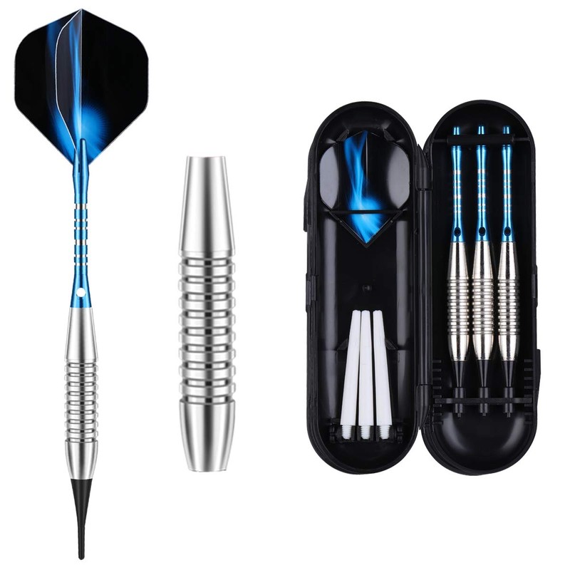 sanfeng Darts, Darts with Plastic Tip for Electronic Dartboard, 18/20