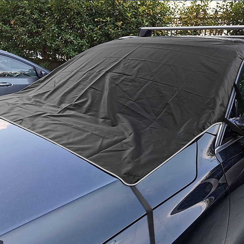 Windshield Snow Cover for Cars, Trucks, Vans - Waterproof, Windproof