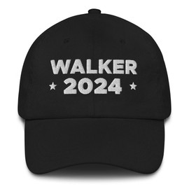 Hogue WS LLC Trenita Walker Hat (Embroidered Dad Cap) 2024 Presidential Election Candidate Black