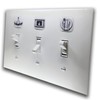 Visual Light Switch Sticker Labels - Living Room & Kitchen