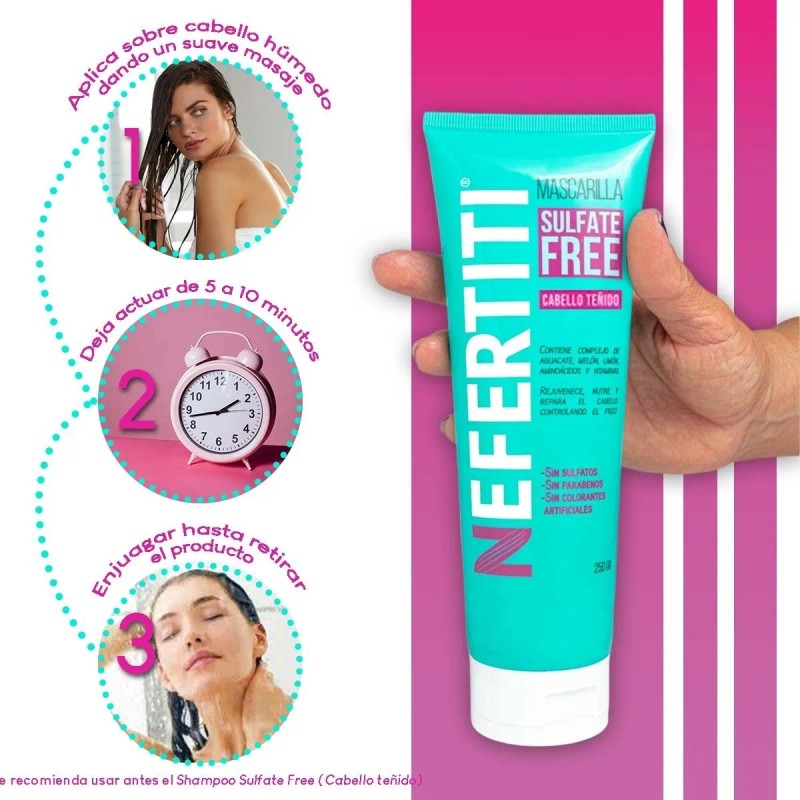 Mascarilla Para Cabello Teido Sin Sulfatos Ni Parabenos