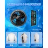 Work Clothes with Fan, 5V Output, Full Set, Black