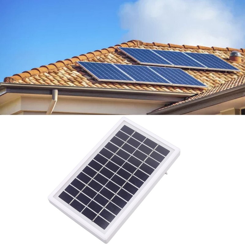 9V Solar Panel, High Efficiency Polysilicon Panel, Portable 3W Solar