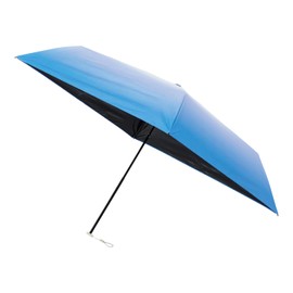 Moon Bat 30207 100 UV Light Shading Sun Parasol Lightweight Compact Slim Folding Umbrella Heat Shielding Shading 50cm Gradient, turquoise (turquoise blue)