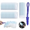 30PCS Fluffy Duster Refills, Dust Magnet Refill with 1 Handle,