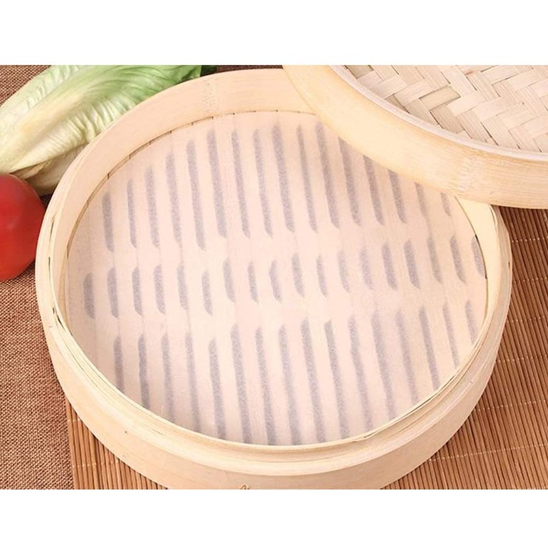 150pcs Air Fryer Liners, 9 inches Bamboo Steamer Liners, Premium