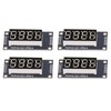 4 Sets Digital Tube Display Module LED 4 Digit 7