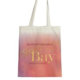 TOPP Golden Bay Shopper How It Feels (Pink) Limited Edition with Exclusive Character Card; Fabric Bag Printed on Both Sides
