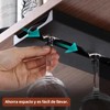 BTOOTB 4 PCS Soporte para Copas de Vino Debajo del