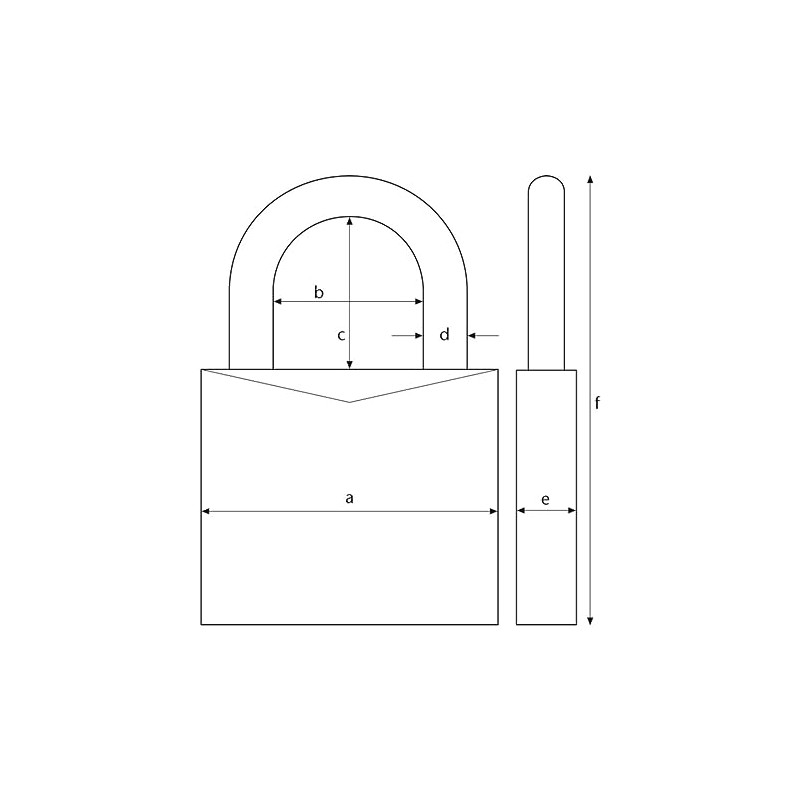 ABUS 155/40 Combination Lock - Padlock with Zinc Die-Cast Housing