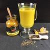 Turmeric variations as flavour or drink, golden milk