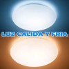 EGTMA Lámpara Led Empotrado Luz Fria Y Calida 18w