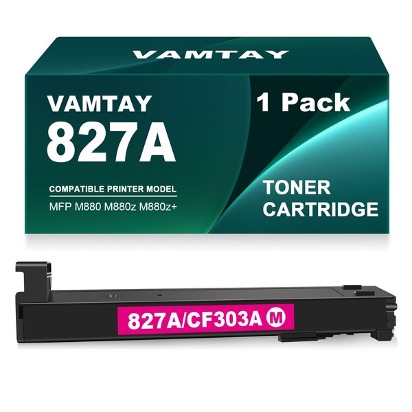 VAMTAY Remanufactured 827A 827 A High Yield Toner Cartridge Replacement