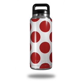 Kearas Polka Dots Brick - Decal Style Skin Wrap fits Yeti Rambler Bottle 36oz (YETI NOT INCLUDED)