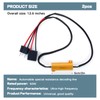 2PCS H7 LED Resistor Kit,50W 6 ohm LED Headlight Resistor