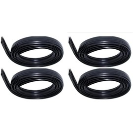 BBMTA Replacement Rv Roof Vent Vinyl Seal 51'' BVD0455-01 Fits Camco Ventline Hengs Roof Vents （4pack）