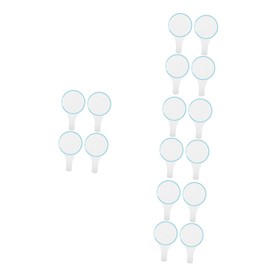 SEWACC 16pcs Dry Erase Scoreboards Mini Whiteboards for Voting and Scoring Single-Sided Answer Paddles for Classroom and Events Design