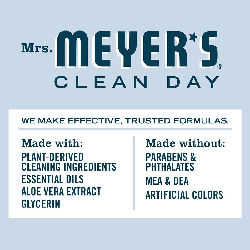 MRS. MEYER'S Clean Day Dish Soap, Cruelty Free and Biodegradable